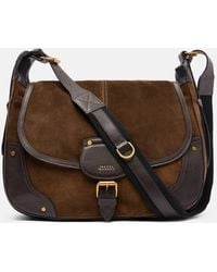 Isabel Marant - Oskan Soft Small Suede Shoulder Bag - Lyst