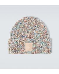 Loewe - Anagram Wool And Cashmere-Blend Beanie - Lyst