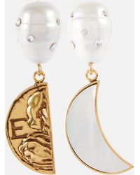 Erdem - Faux Pearl Drop Earrings - Lyst
