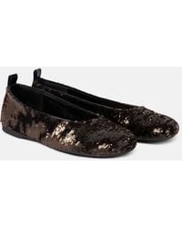JW Anderson - Sequined Ballet Flats - Lyst