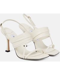Jimmy Choo - Beziers 90 Leather Sandals - Lyst