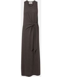 Lisa Yang - Angeline Cotton And Cashmere Maxi Dress - Lyst