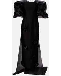 LEO LIN - Zayna Sequined Gown And Cape Set - Lyst