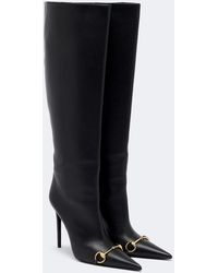 Gucci - Donna Horsebit Knee-High Boots - Lyst