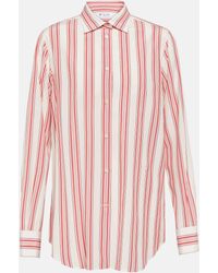 Loro Piana - Striped Silk Shirt - Lyst