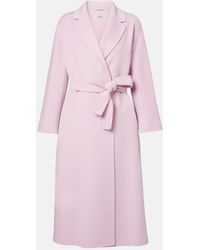 Max Mara - Esturia Virgin Wool Wrap Coat - Lyst