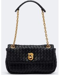 Bottega Veneta - Madison Intrecciato Leather Shoulder Bag - Lyst