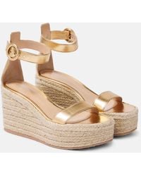 Gianvito Rossi - Sandales compensees 90 - Lyst
