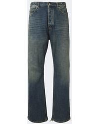 Balenciaga - Faded Wide-Leg Jeans - Lyst
