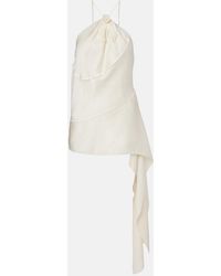 Victoria Beckham - Gathered Halterneck Top - Lyst