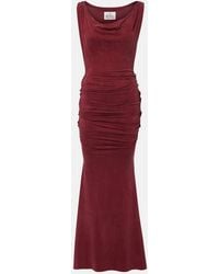 Vivienne Westwood - Liz Draped Jersey Maxi Dress - Lyst