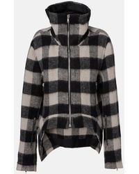 Rick Owens - Exploder Checked Virgin Wool Jacket - Lyst