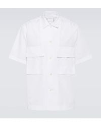 Sacai - X Thomas Mason Hemd aus Baumwollpopeline - Lyst
