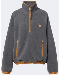 Ami Paris - Sweat-Shirt A Col Zippe - Lyst