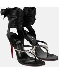 Christian Louboutin - Just Queen Du Desert Embellished Sandals - Lyst