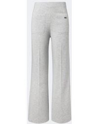 Victoria Beckham - Wool And Cashmere Wide-Leg Pants - Lyst