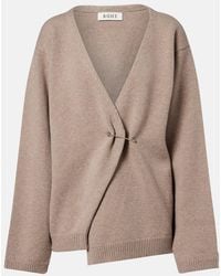 Rohe - Wool And Cashmere Wrap Cardigan - Lyst