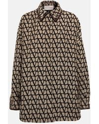 Valentino - Toile Iconographe Shirt Jacket - Lyst