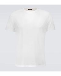 Loro Piana - T-shirt in misto seta e cotone - Lyst