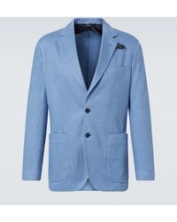 Brioni - Blazer Aus Seide Und Baumwolle - Lyst