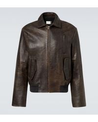 The Row - Akia Leather Jacket - Lyst