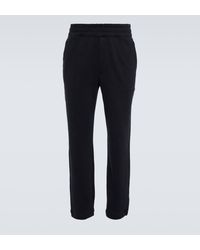 Zegna - Cotton And Cashmere Sweatpants - Lyst