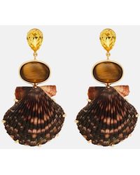 Jennifer Behr - Augustine Crystal-Embellished Drop Earrings - Lyst
