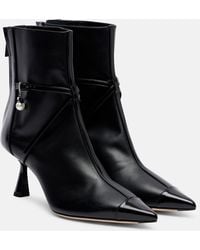 Jimmy Choo - Aren 65 Leather Ankle Boots - Lyst