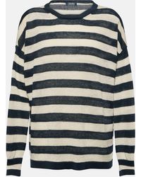 Max Mara - Ondina Striped Linen Sweater - Lyst