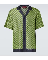Gucci - Printed Silk Shirt - Lyst