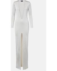 Tom Ford - Robe Longue En Maille - Lyst