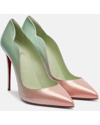 Christian Louboutin - Pumps Hot Chick 100 Aus Lackleder - Lyst