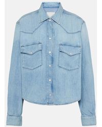 Citizens of Humanity - Camicia cropped in jeans di cotone - Lyst