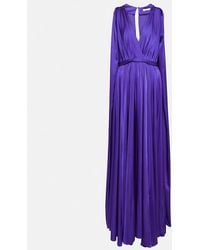 Safiyaa - Bridal Chiffon Cape Gown - Lyst