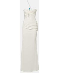 Christopher Esber - Verziertes Maxikleid Crystal Pin Cutaway - Lyst