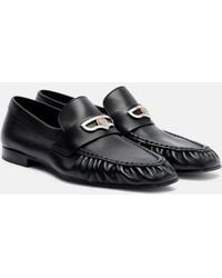 Christian Louboutin - Mocallista Leather Penny Loafers - Lyst