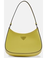 Prada - Cleo Small Leather Shoulder Bag - Lyst
