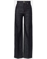 Stella McCartney - Mid-Rise Wide-Leg Jeans - Lyst