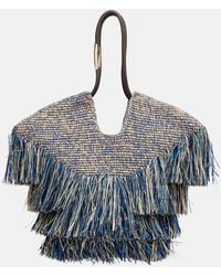 Zimmermann - Tote Bag Goldentime Medium Aus Raffiabast - Lyst