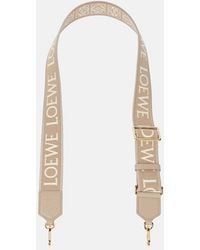 Loewe - Tracolla Anagram Con Pelle - Lyst