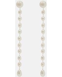 Sophie Buhai - Passante Large Sterling Silver Drop Earrings With Freshwater Pearls - Lyst