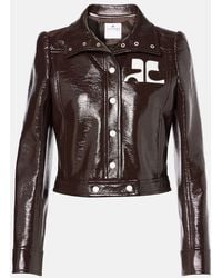 Courreges - Reedition Vinyl Jacket - Lyst