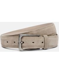 Brunello Cucinelli - Suede Belt - Lyst