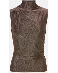 Veronica Beard - Top Mylie Aus Jersey Mit Glitter - Lyst