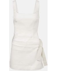 SIR. - Robe Jessamine Tie En Lin - Lyst