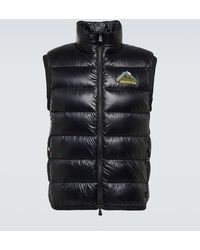 3 MONCLER GRENOBLE - Jersey And Ripstop Down Vest - Lyst
