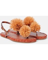 Ulla Johnson - Ingrid Leather-Trimmed Espadrilles - Lyst