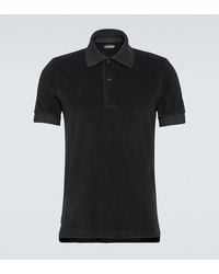 Tom Ford - Cotton Blend Polo Shirt - Lyst