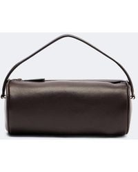 The Row - Round '90S Leather Tote Bag - Lyst