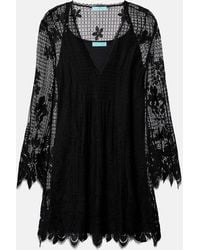 Melissa Odabash - Elizabeth Cotton-Blend Lace Minidress - Lyst